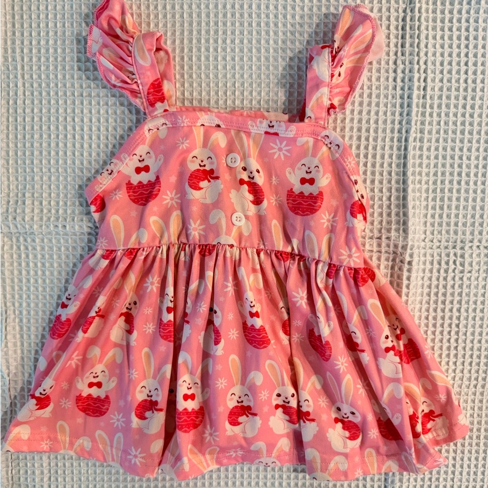 Pink Bunny Print Shirt